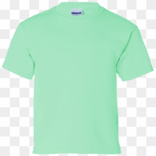 Plain Mint Green T Shirt , Png Download - Mint Green T Shirt Back, Transparent Png