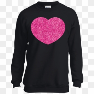 Pink Glitter Heart - Funny Music T Shirt, HD Png Download