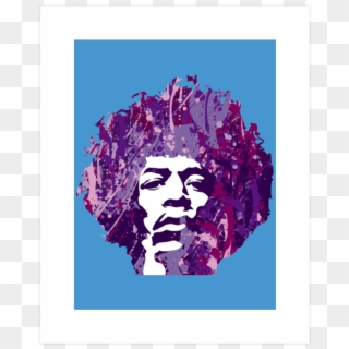 Jimi Hendrix Hoodie Graphic Design T Shirt - Jimi Hendrix Stencil, HD Png Download