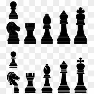 Transparent Chess Pieces Png Image - 2d Complete Chess Piece, Png Download