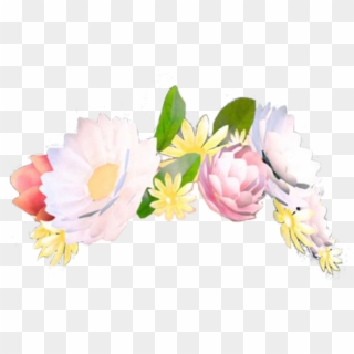 Transparent Flower Crown Png Tumblr - Flower Crown Snapchat Filter, Png Download
