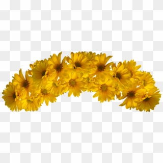 Yellow Flower Crown Png, Transparent Png
