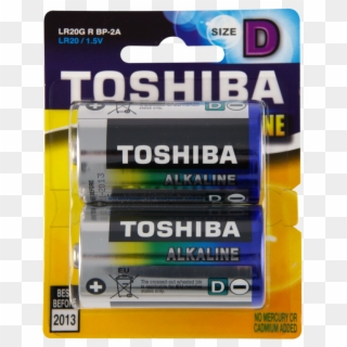 Toshiba Alkaline D 2pk - Toshiba Satellite, HD Png Download