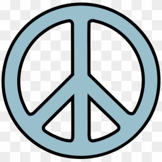 Peace Symbols New Years Day Clip Art - Peace Sign Transparent Background, HD Png Download