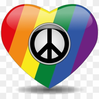 Peace Symbol Clipart 12, Buy Clip Art - Transparent Peace And Love Symbol, HD Png Download