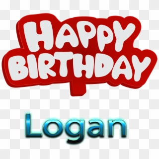 Logan Happy Birthday Vector Cake Name Png - Happy Birthday William Png, Transparent Png