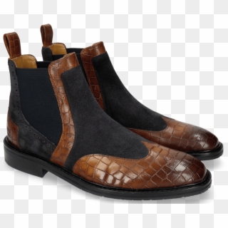 Ankle Boots Logan 2 Venice Crock Mid Brown Suede Pattini - Sandal, HD Png Download