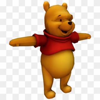 Clip Art Kingdom Hearts Winnie The Pooh - Pooh The Models Resource, HD Png Download