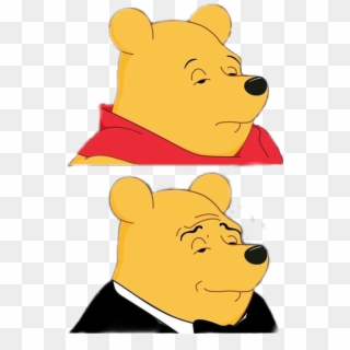 #yellow #bear #meme #funny #winnie #pooh #winniepooh - Winnie Pooh Meme Png, Transparent Png
