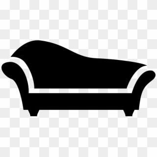 Furniture,outdoor Furniture,clip Art,chaise Longue,couch,futon,black - Furniture Icon Png, Transparent Png
