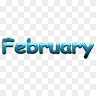 February Name Png - Graphic Design, Transparent Png