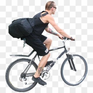 Cycling, Cyclist Png - Person On Bicycle Png, Transparent Png