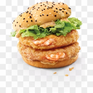Mcdonald Singapore Ebi Burger, HD Png Download