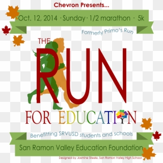 Register Now For The San Ramon Valley Run For Education, HD Png Download