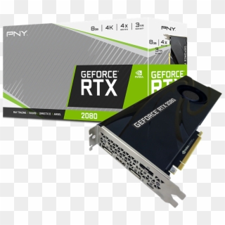 Pny Geforce Rtx™ 2080 8gb Blower Graphics Card - Rtx 2080 Ti Blower, HD Png Download