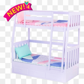 Doll Bunk Beds For 18-inch Dolls - Our Generation Dolls Bedrooms, HD Png Download