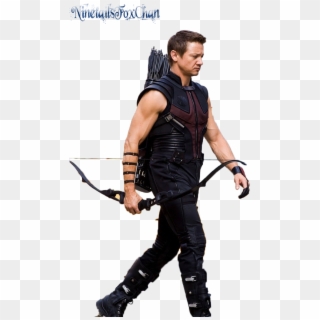 Jeremy Renner Clint Barton Black Widow The Avengers - Jeremy Renner Hawkeye Costume, HD Png Download