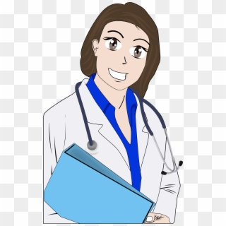 Doctor Female Clipart Transparent Png - Ilustrasi Gambar Dokter, Png Download