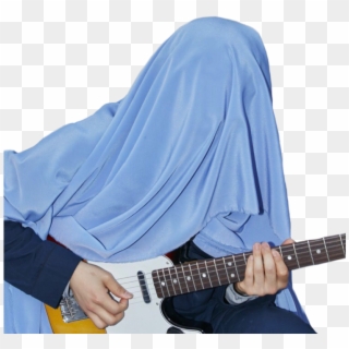 #blue #person #people #guitar #blanket #png #pngs #moodboard - Electric Guitar, Transparent Png