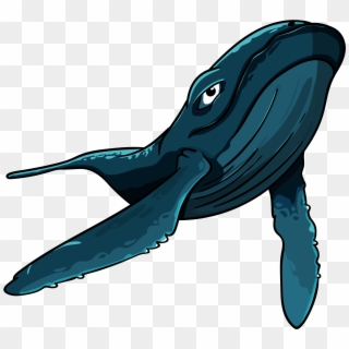 Big Blue Whale - Кит Пнг Гиф, HD Png Download