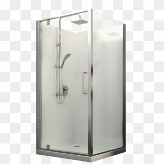 Shower Door,plumbing Fixture,shower - Square Shower, HD Png Download