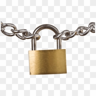 Lock With Chain Png, Transparent Png