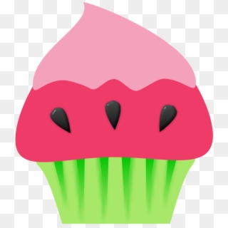 June Birthday Cupcake Clipart - Summer Cupcake Clip Art, HD Png Download