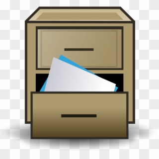 File Filing Cabinet Icon Svg Wikimedia Commons Drawer - Filing Cabinet Icon Png, Transparent Png