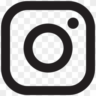Instagram Logo Png Background - Instagram Icon Png Black, Transparent Png