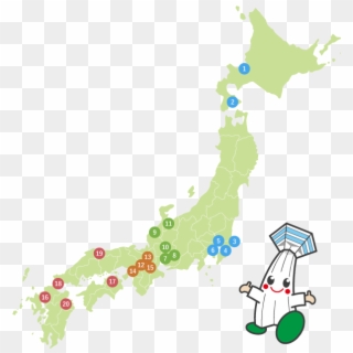 Japan Map, HD Png Download