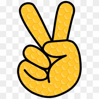Finger Peace Sign Clipart, HD Png Download