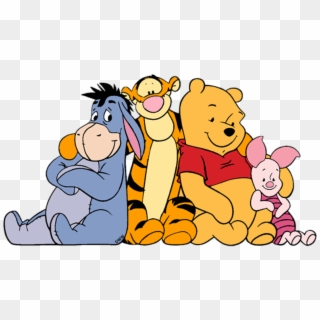 Winnie And His Friends - Winnie The Pooh Piglet Tigger Eeyore, HD Png Download