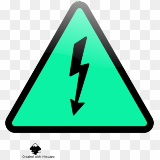 Electricity High Warning Voltage Sign Png Free Photo - Png Emoji Warning Sign, Transparent Png