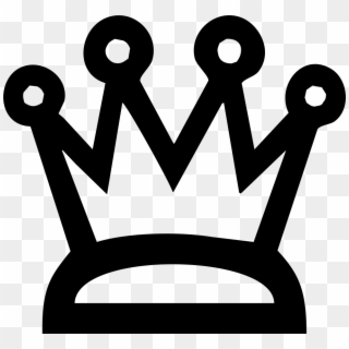 Queen - Black And White Crown, HD Png Download