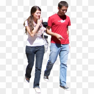 People Walking Front Png, Transparent Png