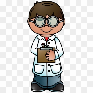 Physical Science Scientist Technology Clip Art - Scientist Clipart, HD Png Download