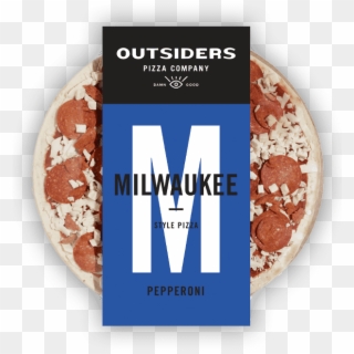 Milwaukee Style Pepperoni Pizza - Milwaukee Outsiders Pizza Frozen, HD Png Download