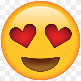 Heart Eyes Emoji, HD Png Download
