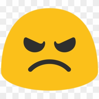 File - Emoji U1f620 - Svg - Angry Emoji Google, HD Png Download