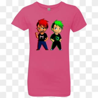 Markiplier And Jacksepticeye Girls' Princess T Shirt - Dobre Brother T Shirt, HD Png Download