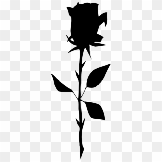 Free Png Rose Silhouette Png - Free Rose Silhouette Png, Transparent Png