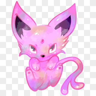 Cuddly Espeon - Cartoon, HD Png Download