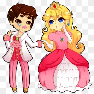 Prince Markiplier And Princess Peach - Prince And Princess Png Clipart, Transparent Png