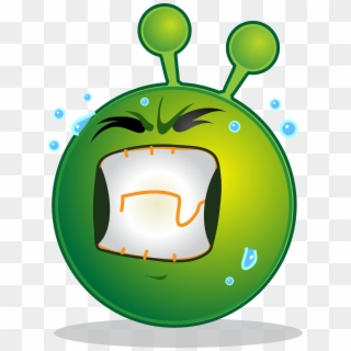Alien Smiley Emoji - Smiley, HD Png Download
