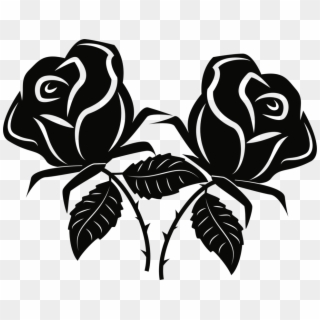 Black Rose Sticker Download Corel Bunga Mawar Hitam Putih Hd Png Download 974x750 72462 Pngfind