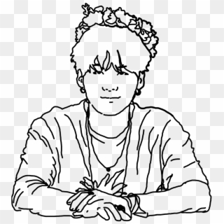 Monie's Baby - Coloring Pages Suga Bts, HD Png Download