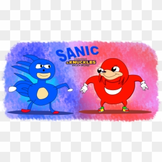 Sanic Ugandan Gknuckles Sonic & Knuckles Knuckles The - Sanic Ball, HD Png Download