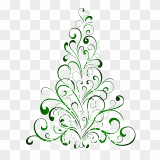 Drawn Christmas Tree Greenery - Tree Christmas Clip Art, HD Png Download