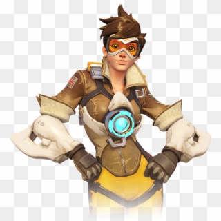 Tracer, Aka Lena Oxton, Is A British Member Of The - Tracer Hand Overwatch, HD Png Download