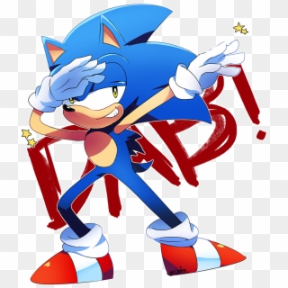 Sonic The Hedgehog's Tweet - Sonic The Hedgehog Dab, HD Png Download